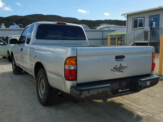 5TEVL52N13Z295391 - 2003 TOYOTA TACOMA XTR SILVER photo 3