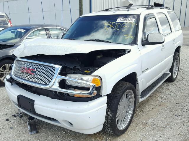 1GKEK63U42J128776 - 2002 GMC DENALI WHITE photo 2