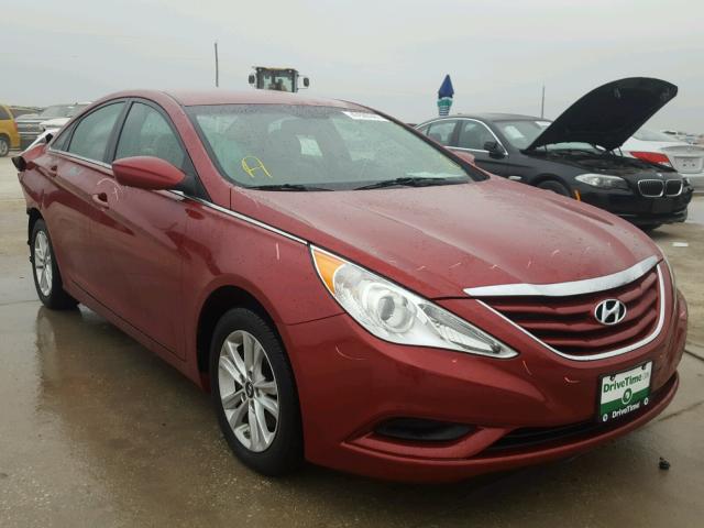 5NPEB4AC8DH774487 - 2013 HYUNDAI SONATA GLS BURGUNDY photo 1