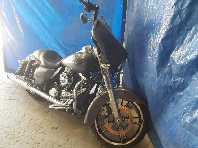 1HD1KBM11EB666453 - 2014 HARLEY-DAVIDSON FLHX STREE GRAY photo 1