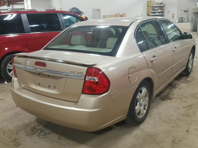 1G1ZU54875F201691 - 2005 CHEVROLET MALIBU LT TAN photo 4