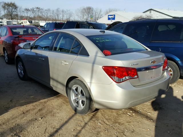 1G1PC5SB8E7358732 - 2014 CHEVROLET CRUZE LT TAN photo 3