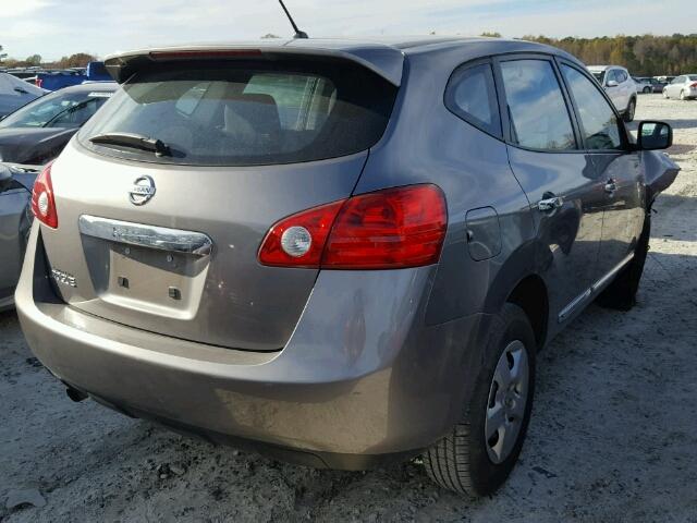 JN8AS5MT5DW540631 - 2013 NISSAN ROGUE S GRAY photo 4