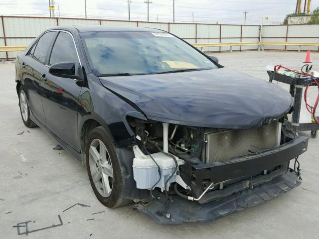 4T1BF1FK1CU137463 - 2012 TOYOTA CAMRY BASE BLACK photo 1