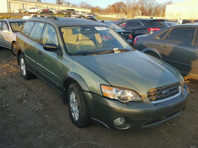 4S4BP61C456312287 - 2005 SUBARU LEGACY OUT GREEN photo 1