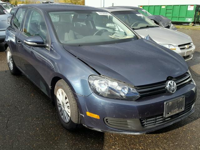 WVWAB7AJ3CW235900 - 2012 VOLKSWAGEN GOLF BLUE photo 1