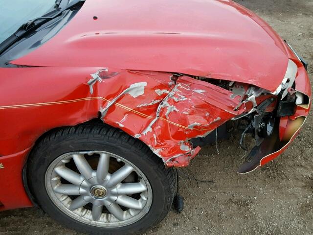 4C3AU52N3XE107879 - 1999 CHRYSLER SEBRING LX RED photo 9