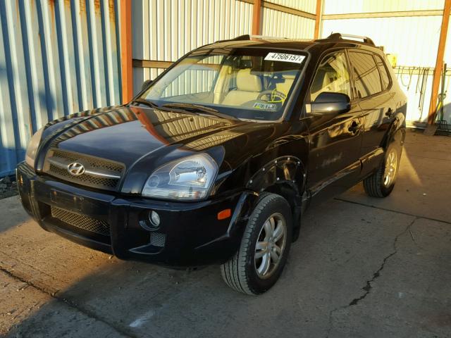 KM8JN72D37U687214 - 2007 HYUNDAI TUCSON SE BLACK photo 2