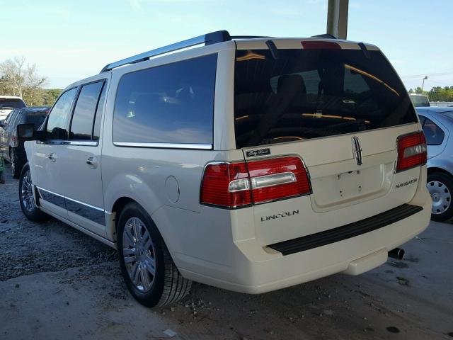 5LMFL27518LJ19791 - 2008 LINCOLN NAVIGATOR Ақ фото 3
