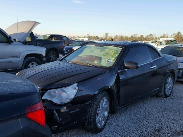 1C3LC65M38N261564 - 2008 CHRYSLER SEBRING LI BLACK photo 2