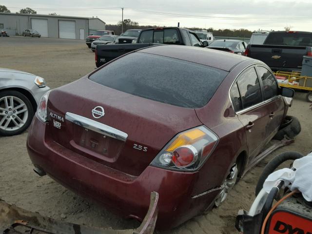 1N4AL2AP9CC184446 - 2012 NISSAN ALTIMA BAS MAROON photo 4