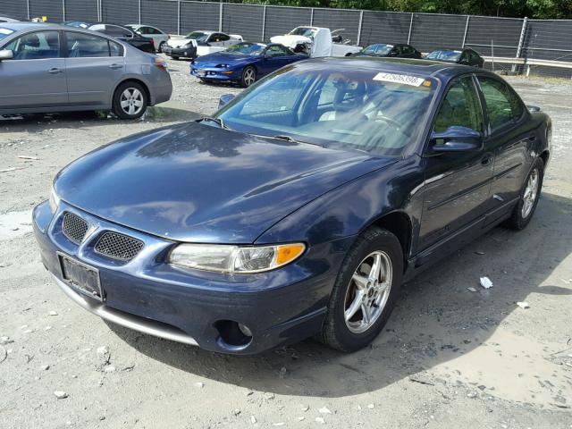 1G2WP52K22F199302 - 2002 PONTIAC GRAND PRIX 蓝色 照片 2