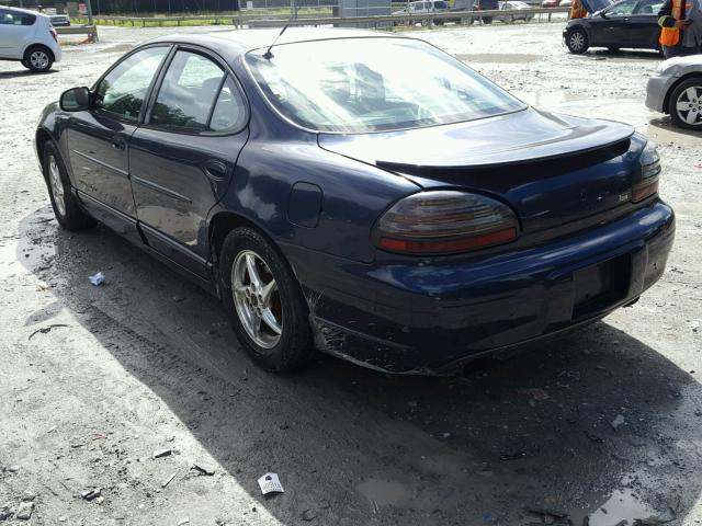 1G2WP52K22F199302 - 2002 PONTIAC GRAND PRIX 蓝色 照片 3