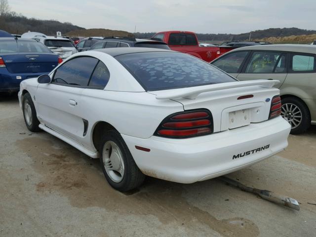 1FALP4042RF116352 - 1994 FORD MUSTANG WHITE photo 3