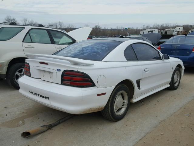 1FALP4042RF116352 - 1994 FORD MUSTANG WHITE photo 4