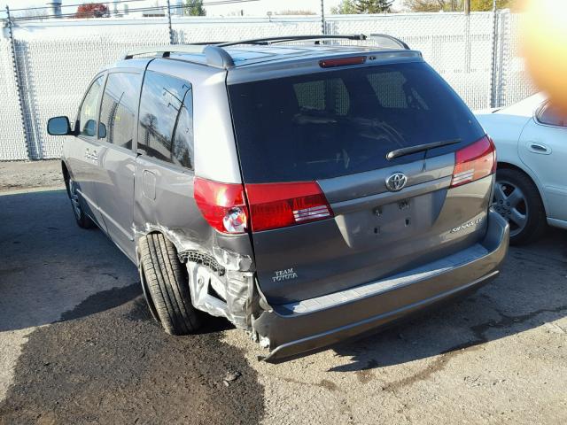 5TDZA23C35S260970 - 2005 TOYOTA SIENNA CE GRAY photo 3