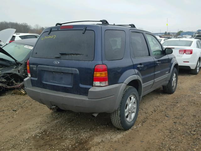 1FMYU04182KA78152 - 2002 FORD ESCAPE XLT BLUE photo 4