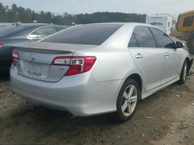 4T1BF1FK9DU236923 - 2013 TOYOTA CAMRY L SILVER photo 4