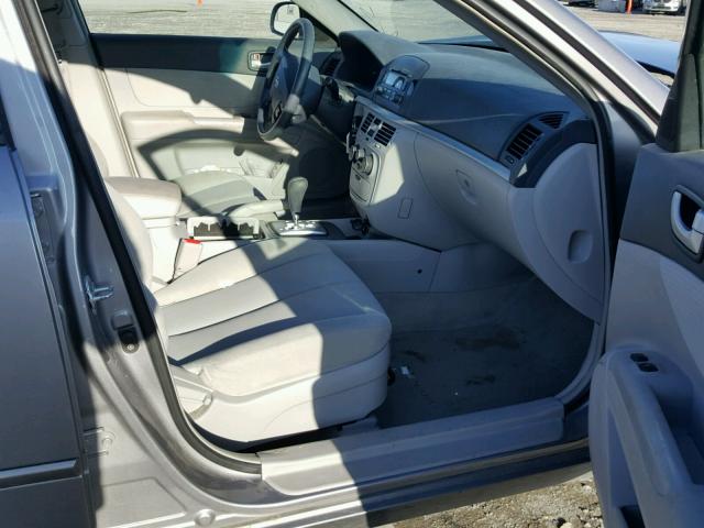 5NPET46C78H394651 - 2008 HYUNDAI SONATA GLS GRAY photo 5