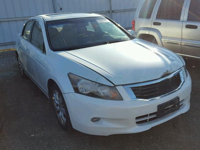 1HGCP368X8A025115 - 2008 HONDA ACCORD EXL WHITE photo 1