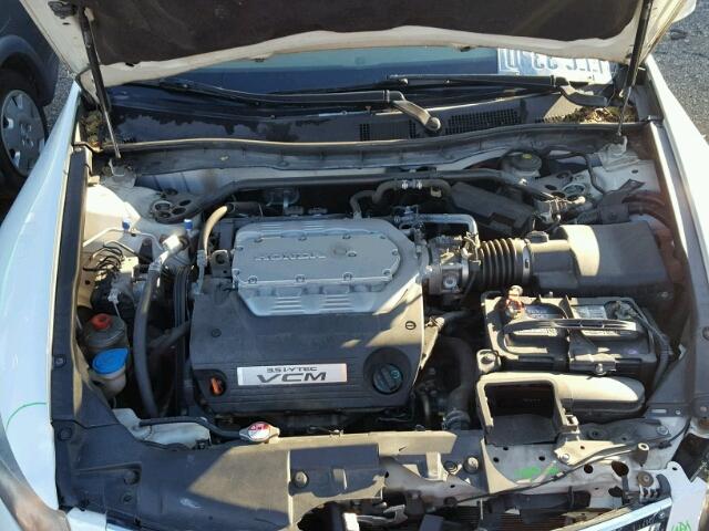 1HGCP368X8A025115 - 2008 HONDA ACCORD EXL WHITE photo 7