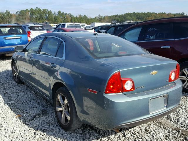 1G1ZJ57BX9F137927 - 2009 CHEVROLET MALIBU 2LT GREEN photo 3