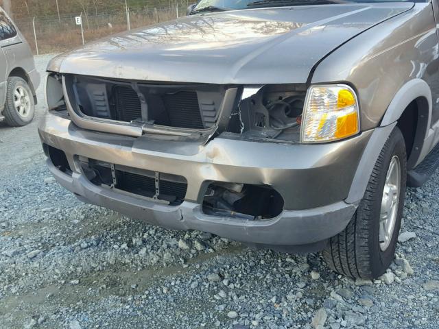 1FMZU73EX2UA04396 - 2002 FORD EXPLORER X GRAY photo 9