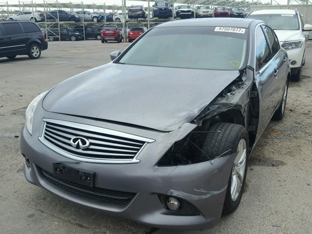 JN1CV6ARXCM978200 - 2012 INFINITI G37 GRAY photo 2