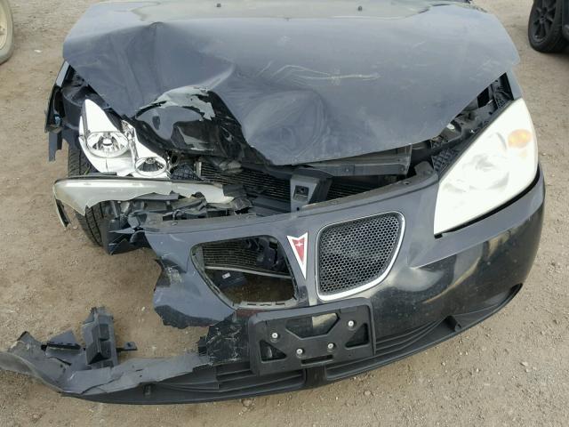 1G2ZF57B084119315 - 2008 PONTIAC G6 VALUE L BLACK photo 7