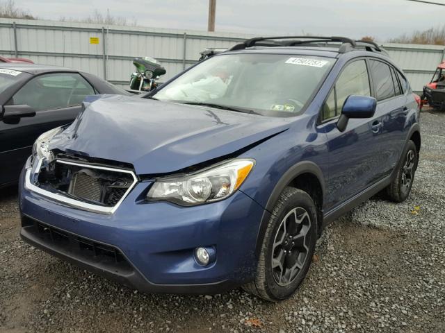 JF2GPAGC0D2896604 - 2013 SUBARU XV CROSSTR BLUE photo 2