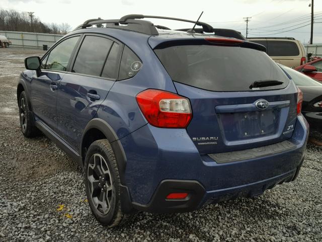 JF2GPAGC0D2896604 - 2013 SUBARU XV CROSSTR BLUE photo 3