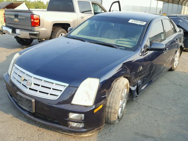 1G6DC67A670112681 - 2007 CADILLAC STS BLUE photo 2