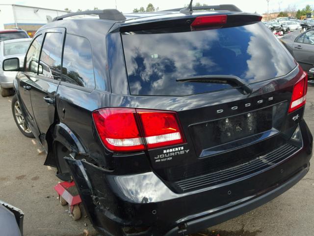 3C4PDDEG0CT315954 - 2012 DODGE JOURNEY R/ BLACK photo 3