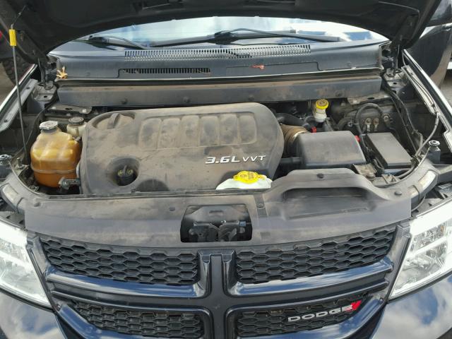 3C4PDDEG0CT315954 - 2012 DODGE JOURNEY R/ BLACK photo 7