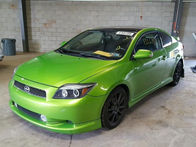 JTKDE177250007558 - 2005 TOYOTA SCION TC 绿色 照片 2