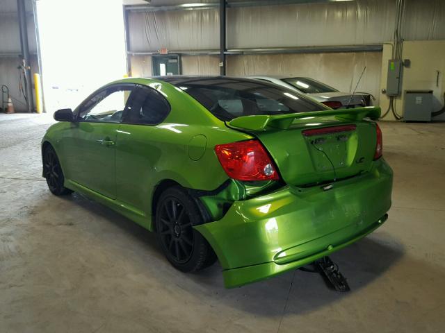 JTKDE177250007558 - 2005 TOYOTA SCION TC 绿色 照片 3