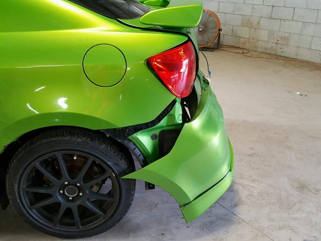 JTKDE177250007558 - 2005 TOYOTA SCION TC 绿色 照片 9