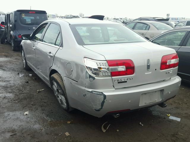 3LNHM26TX7R660914 - 2007 LINCOLN MKZ SILVER photo 3