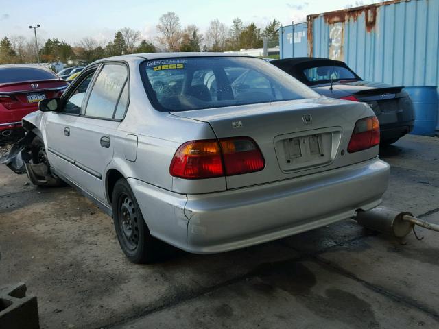 2HGEJ6521XH501017 - 1999 HONDA CIVIC DX SILVER photo 3