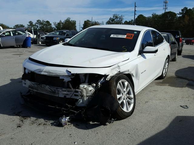 1G1ZE5ST1GF189075 - 2016 CHEVROLET MALIBU LT WHITE photo 2