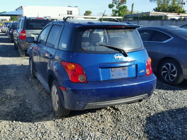 JTKKT624950122987 - 2005 TOYOTA SCION XA BLUE photo 3