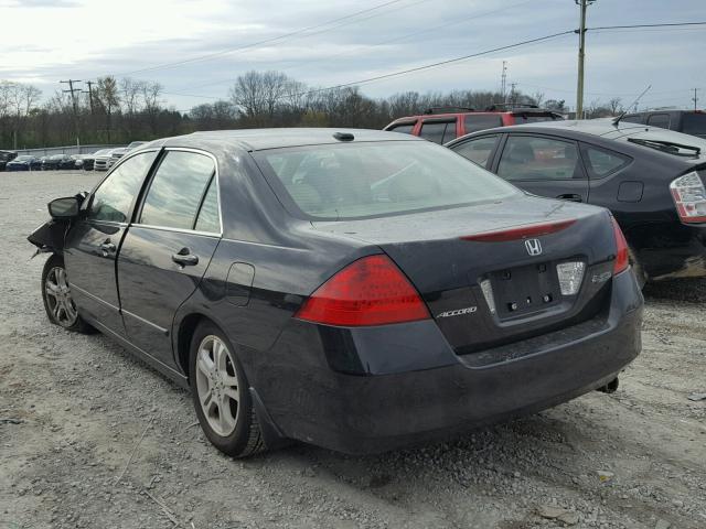 1HGCM56816A018569 - 2006 HONDA ACCORD EX BLACK photo 3