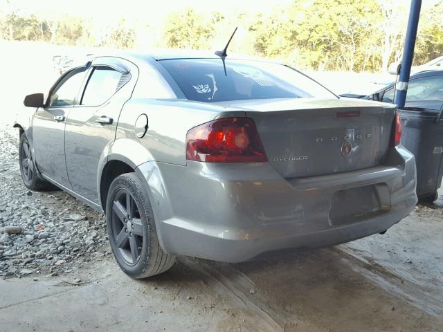 1B3BD1FB6BN621715 - 2011 DODGE AVENGER MA GRAY photo 3