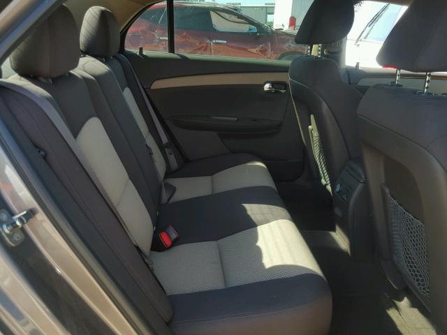 1G1ZC5E17BF385806 - 2011 CHEVROLET MALIBU 1LT CHARCOAL photo 6