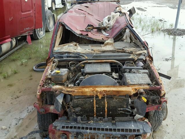 1J8HG48N76C188280 - 2006 JEEP COMMANDER RED photo 9