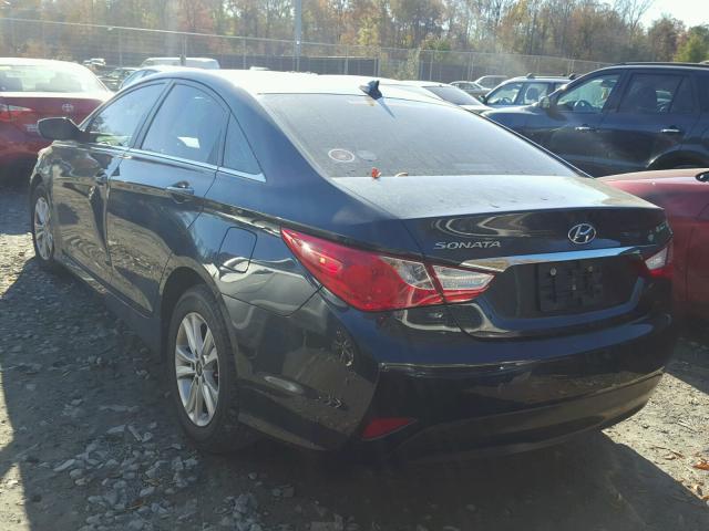 5NPEB4AC6EH840052 - 2014 HYUNDAI SONATA GLS GRAY photo 3