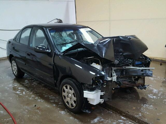 3N1CB51D02L611872 - 2002 NISSAN SENTRA XE BLACK photo 1