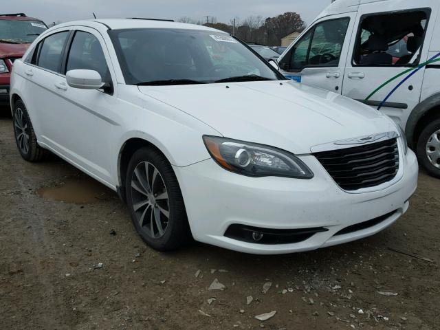 1C3CCBBG3DN739063 - 2013 CHRYSLER 200 TOURIN WHITE photo 1