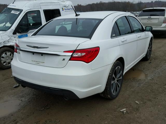 1C3CCBBG3DN739063 - 2013 CHRYSLER 200 TOURIN WHITE photo 4