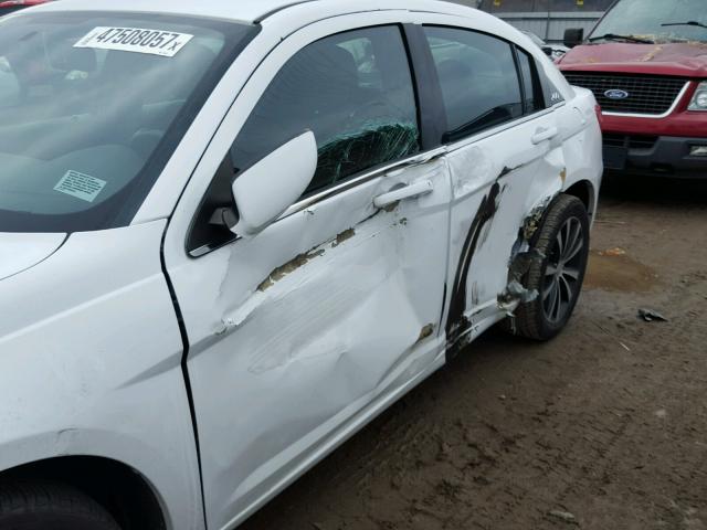 1C3CCBBG3DN739063 - 2013 CHRYSLER 200 TOURIN WHITE photo 9